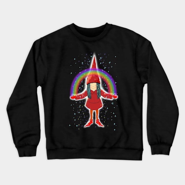 SANTA'S RED ELF Crewneck Sweatshirt by KARMADESIGNER T-SHIRT SHOP